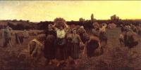 Jules Breton - The Recall of the Gleaners